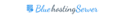 Blue hosting server Logo