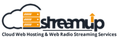 StreamUp Hosting Logo